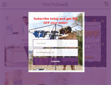 Tablet Screenshot of mitchdowd.com.au
